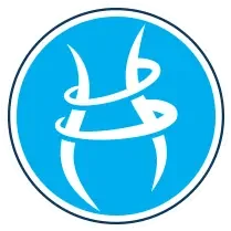 Round blue Venus Factor brand mark supplied with the product images